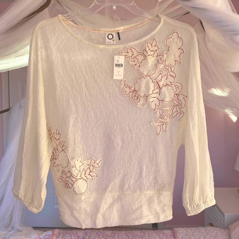 Anthropologie Akemi + Kin Poet Lace Top